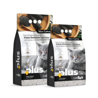 CatFun+ Litière Agglomérant Charbon Actif