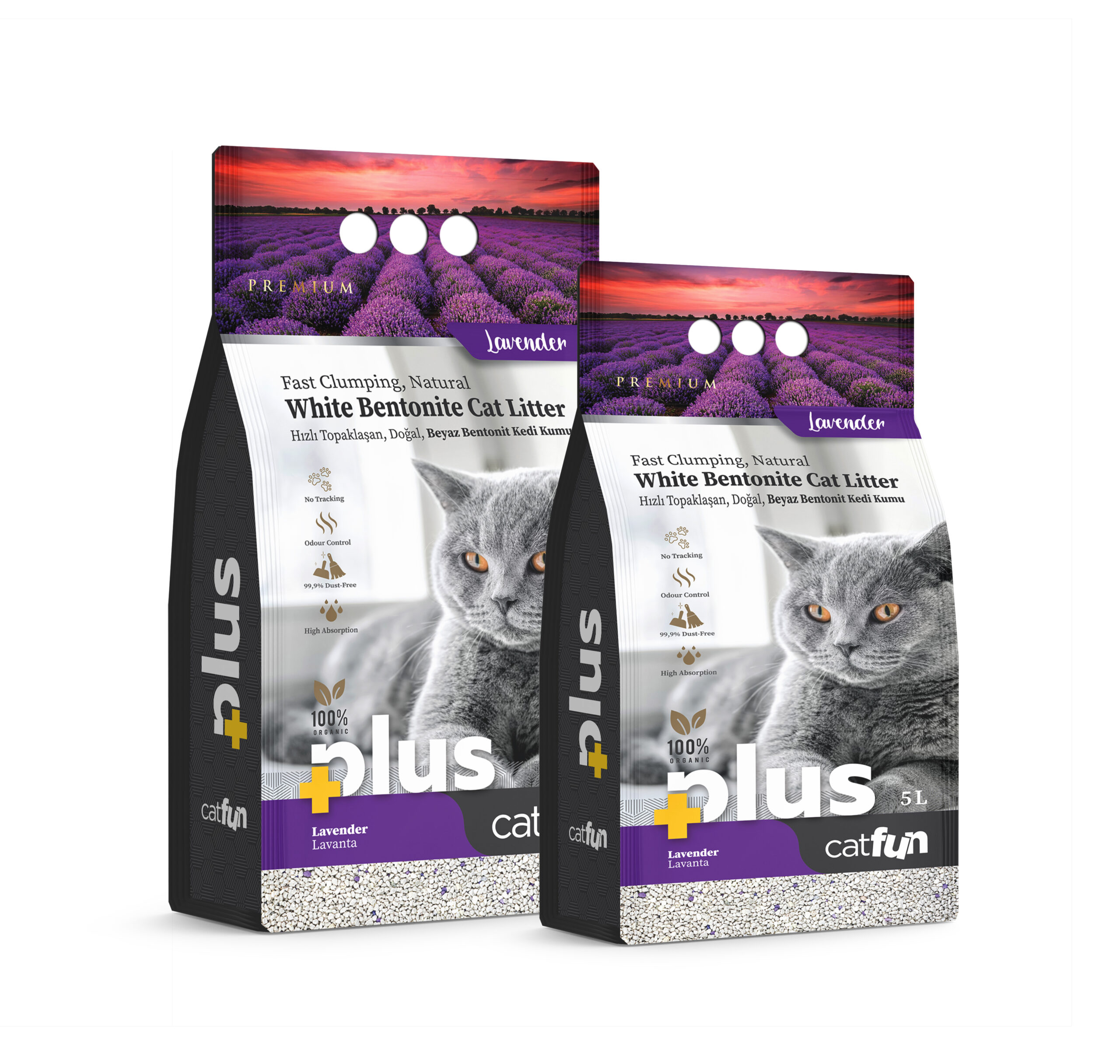 CatFun+ Litière Agglomérant Lavande CatFun+ Litière Agglomérant Lavande