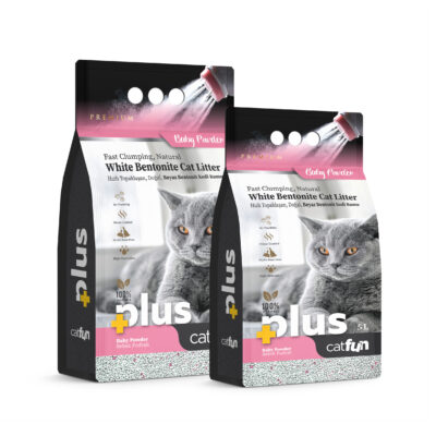 CatFun+ Litière Agglomérant Poudre de Bébé