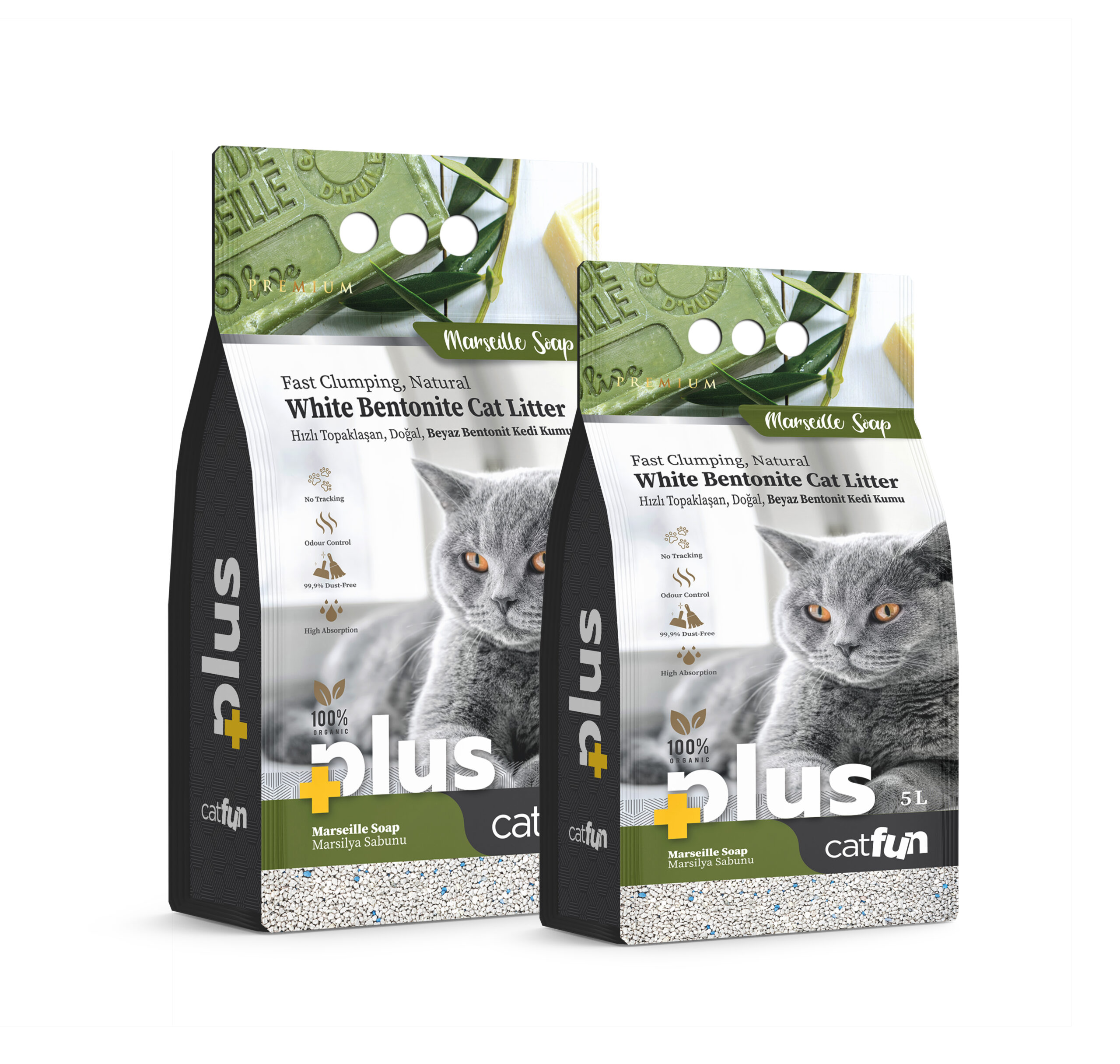 CatFun+ Litière Agglomérant Savon de Marseille CatFun+ Litière Agglomérant Savon de Marseille