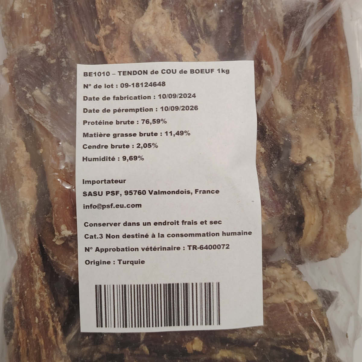 Tendon de cou de bœuf