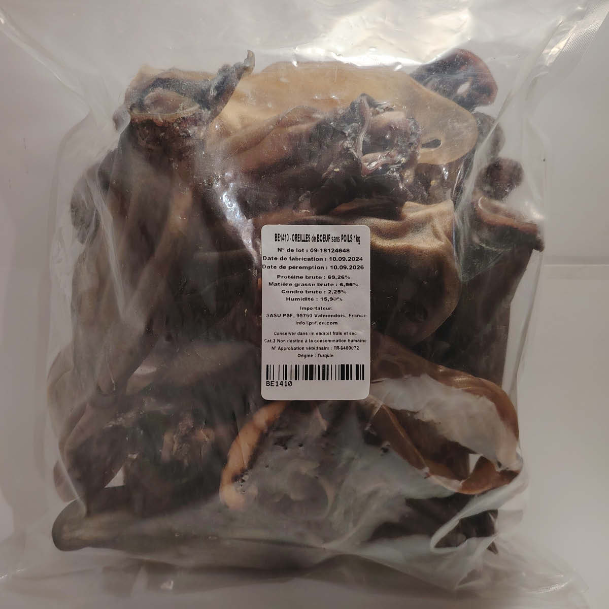 Oreilles de bœuf sans poils Oreilles de bœuf sans poils