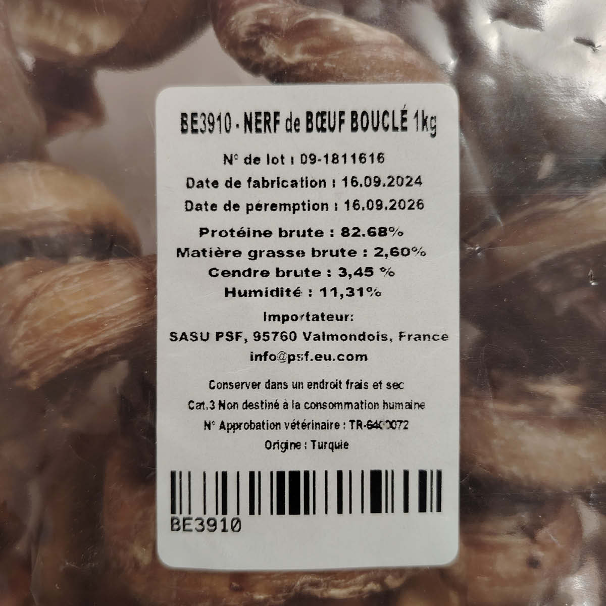 Nerf de bœuf bouclé Nerf de bœuf bouclé