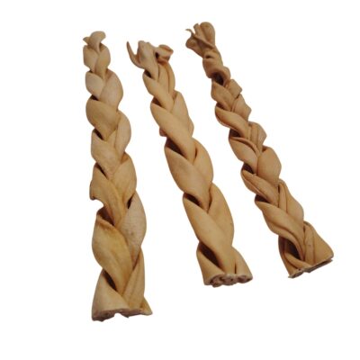 Peau d'agneau tressée