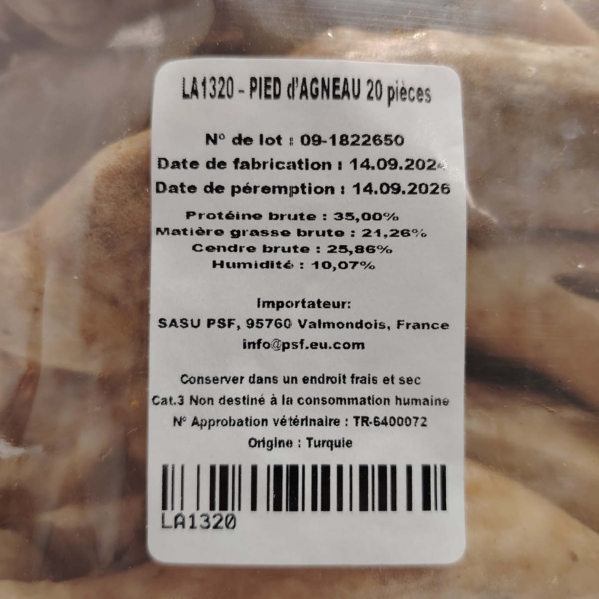 Pied d'agneau Pied d'agneau