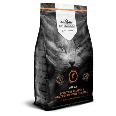 Riverwood Croquettes sans Céréales pour Chat Adulte Derma 2kg