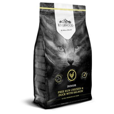Riverwood Croquettes sans Céréales pour Chat Adulte Indoor 2kg