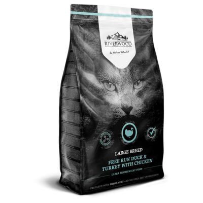 Riverwood Croquettes sans Céréales pour Chat Grande Race 2kg