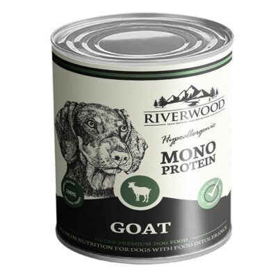 Riverwood Pâtée Pour Chiens Mono Protéine au Chèvre 400gr