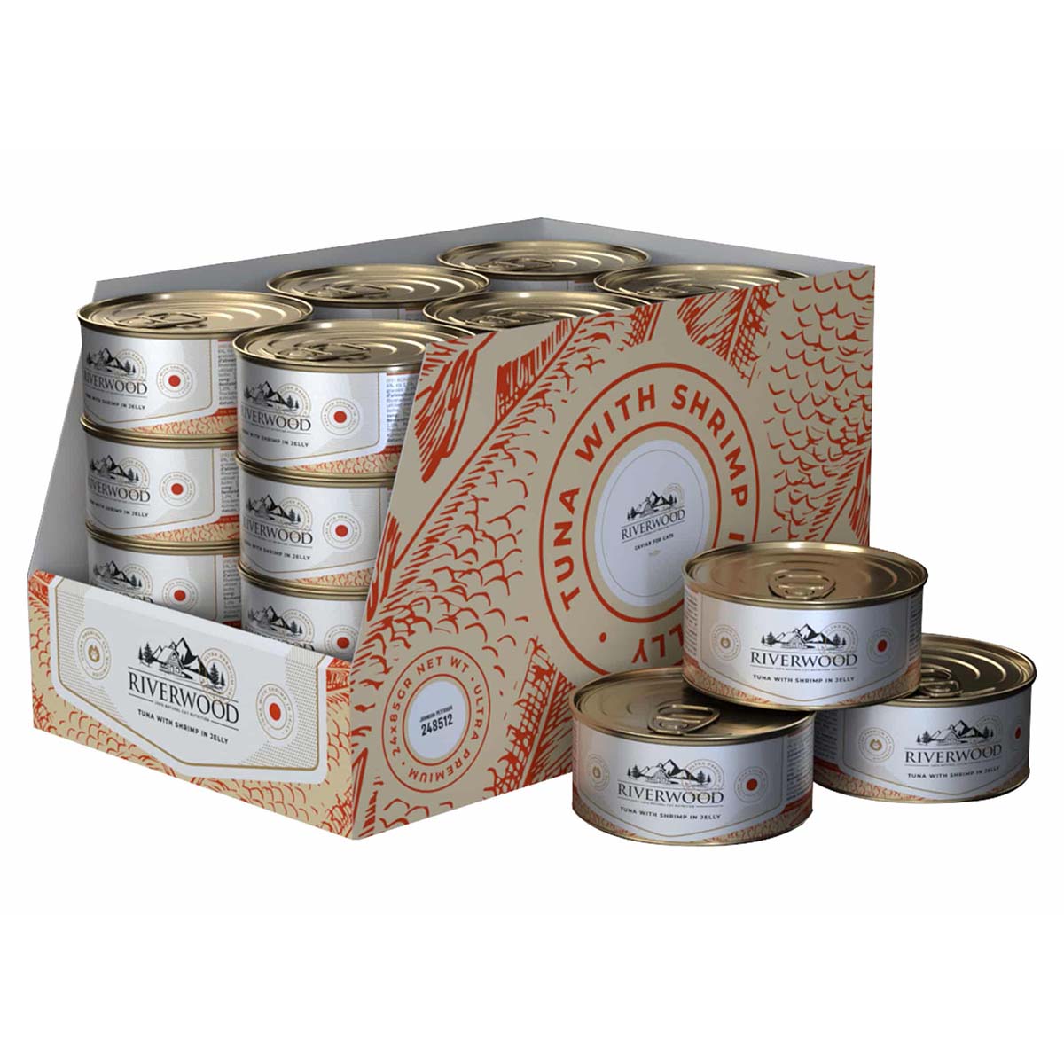 248.512 - Pâté - Thon & Crevette Boite