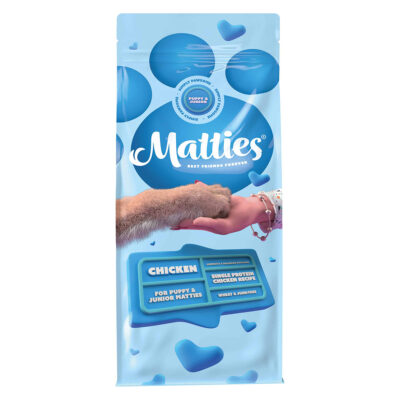 Matties Croquettes pour Chiot & Junior - Poulet 12kg