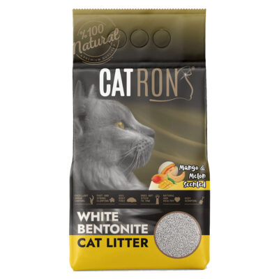 Catron Litière pour Chat Agglomérant Mangue & Melon 5L