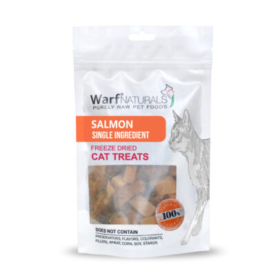 Warf Naturals Friandise Lyophilisé Chat - Saumon 40g