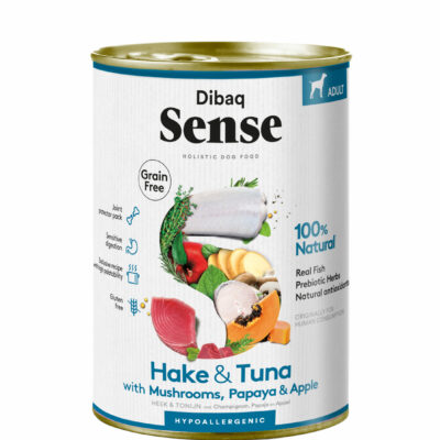 Dibaq Sense Alimentation Humide pour Chien - Merlu&Thon 380g
