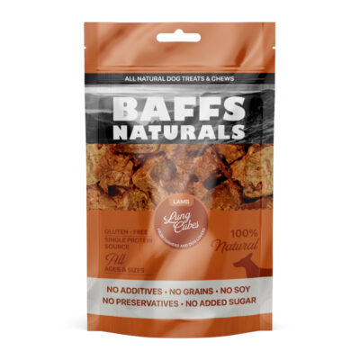 Baffs Naturals - Cubes de Poumon d'Agneau 100g