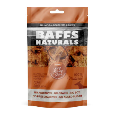 Baffs Naturals - Cubes Educatif Poumon d'Agneau 100g