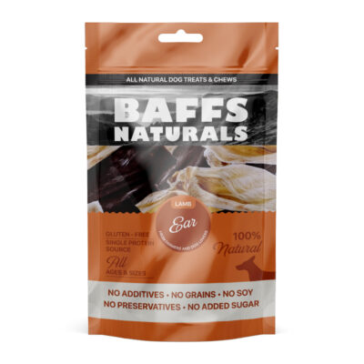 Baffs Naturals - Oreille d'Agneau avec Poils 100g
