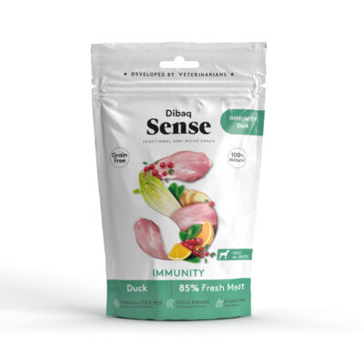 Dibaq Sense Friandises Fonctionnelles Immunité Canard 100g