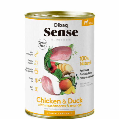 Dibaq Sense Alimentation Humide pour Chien - Poulet&Canard 380g