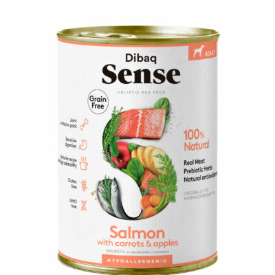 Dibaq Sense Alimentation Humide pour Chien - Saumon 380g