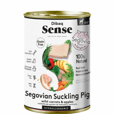 Dibaq Sense Alimentation Humide pour Chien - Cochon de lait Ségovian 380g