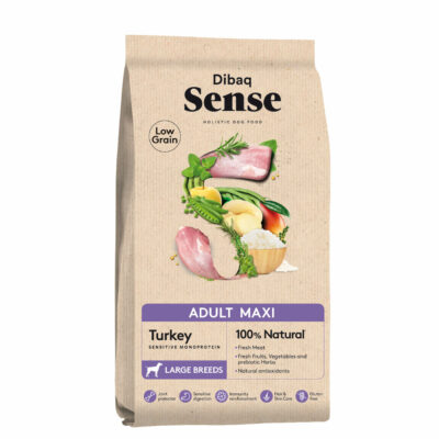 Dibaq Sense Croquettes Sans Gluten Chien Maxi Adulte - Dinde 12kg