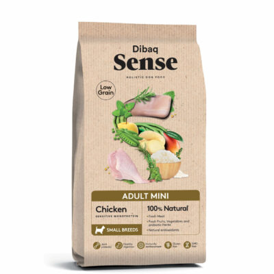 Dibaq Sense Croquettes Sans Gluten Chien Adulte Mini - Poulet 2kg