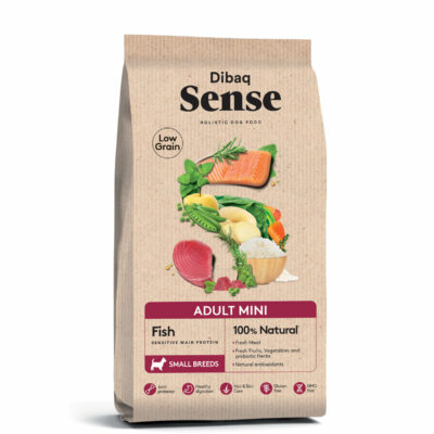 Dibaq Sense Croquettes Sans Gluten Chien Adulte Mini - Saumon & Thon 2kg