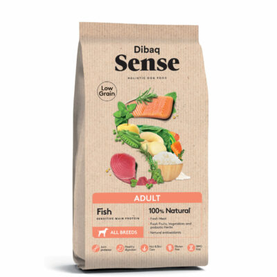 Dibaq Sense Croquettes Sans Gluten Chien Adulte - Saumon & Thon 12kg