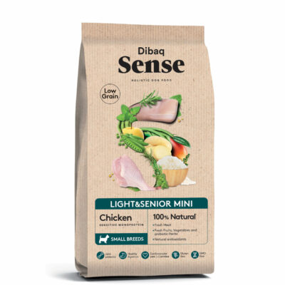 Dibaq Sense Croquettes Sans Gluten Chien Mini Senior - Poulet 2kg