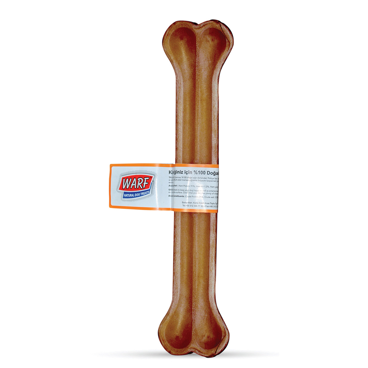 6034 6065 - Naturel Pressed Rawhide Bone XL - 23 Cm