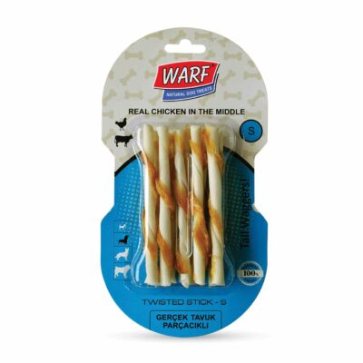 Warf Naturals Bâtonnet Cuir Tordu avec Poulet