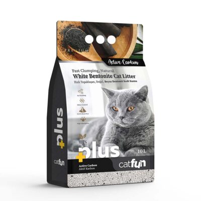 CatFun+ Litière pour chat Charbon Actif