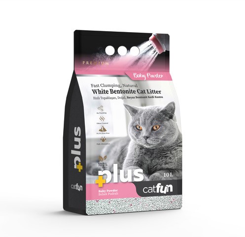 CatFun+ Litière pour chat Poudre de Bébé