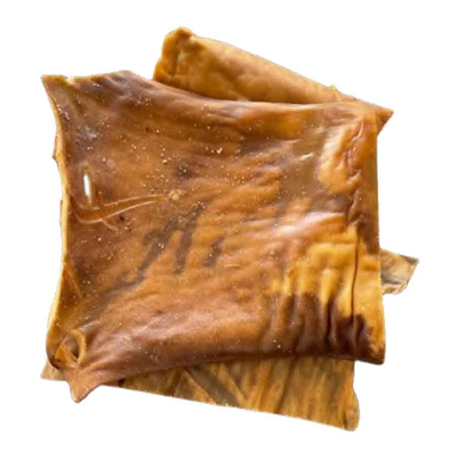 Plaque de Peau de Tête de Bœuf 20x20cm Plaque de Peau de Tête de Bœuf 20x20cm