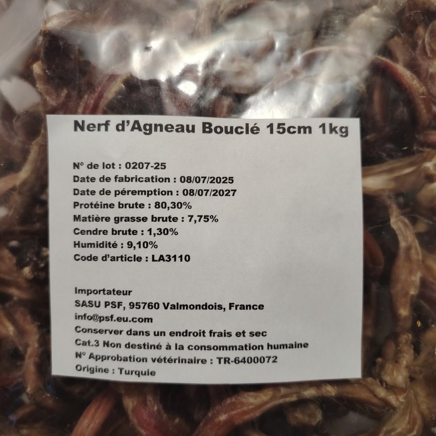 Nerf d'Agneau Bouclé