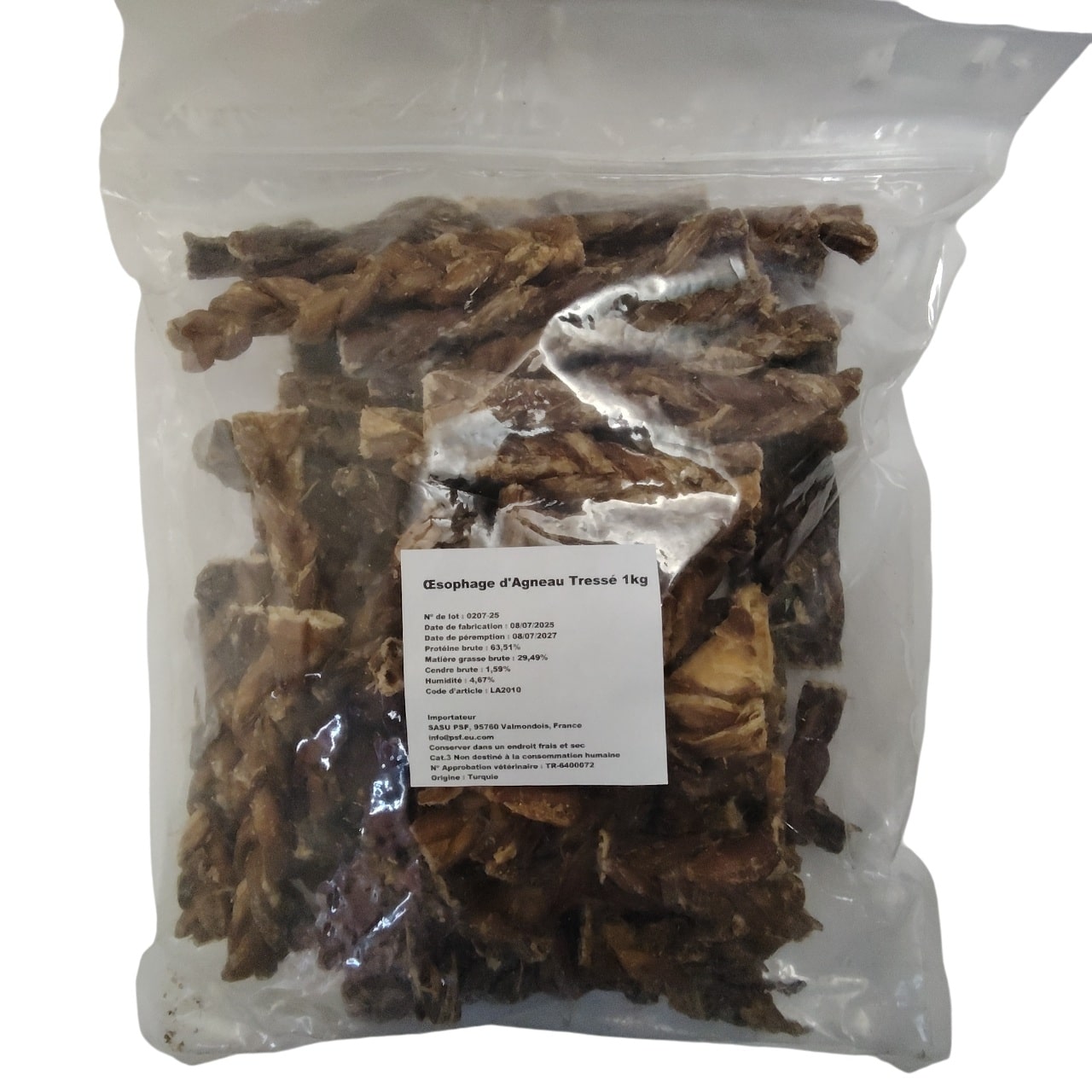 Œsophage d'Agneau Tressé Œsophage d'Agneau Tressé