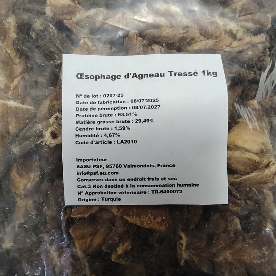 Œsophage d'Agneau Tressé Œsophage d'Agneau Tressé