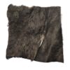Plaque de Peau de Tête de Bœuf Poilue 20x20cm