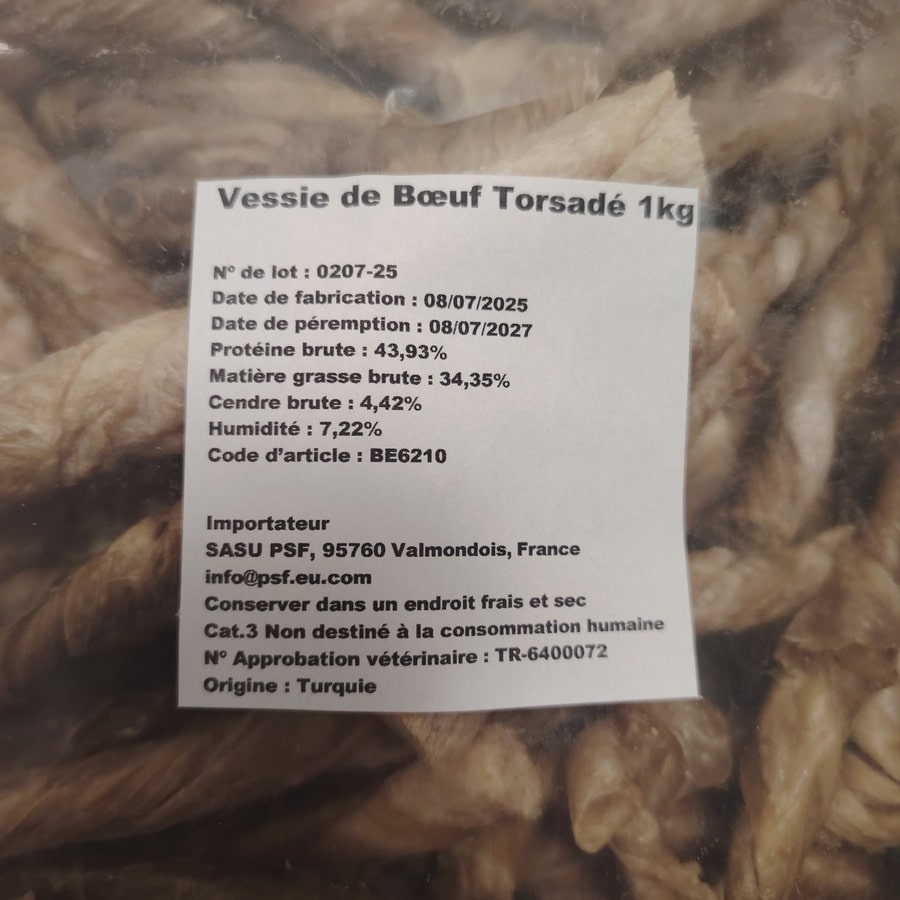 Vessie de Bœuf Torsadée