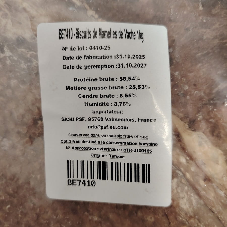 Biscuits de Mamelles de Vache