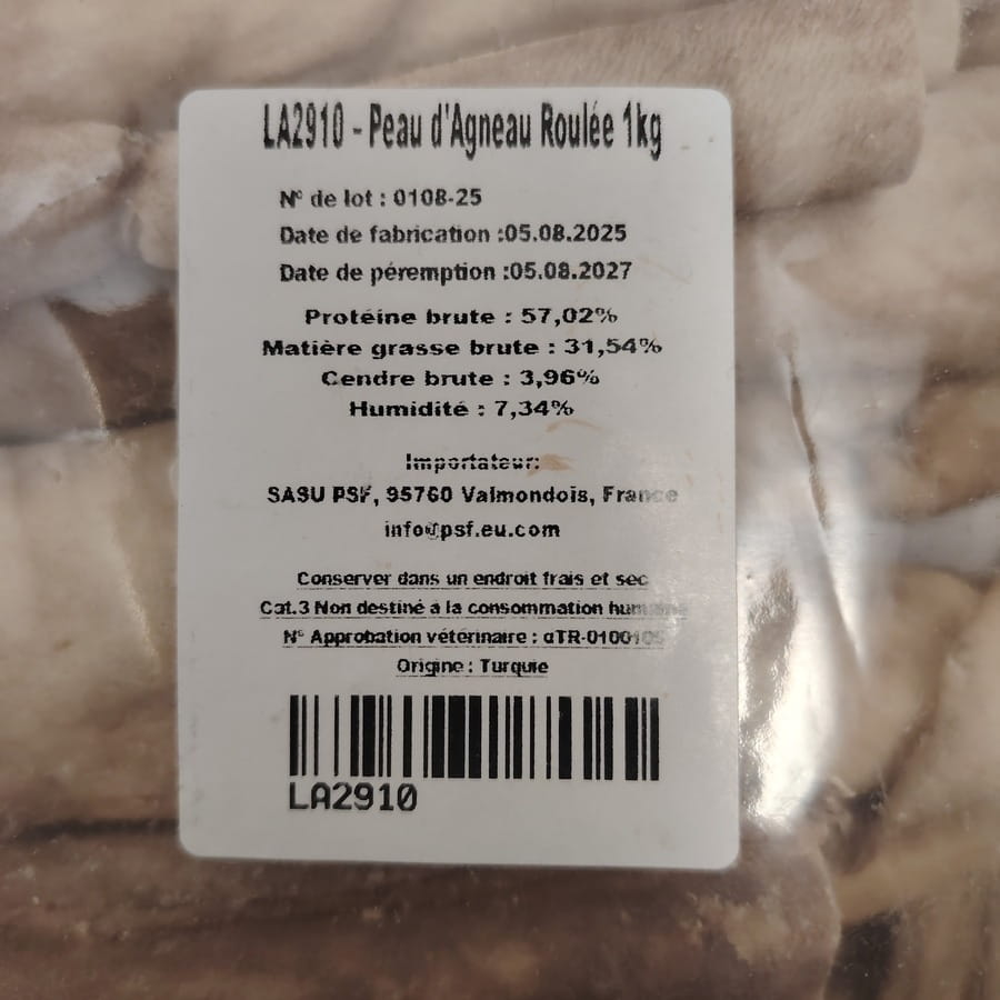 Peau d'Agneau Roulée 15cm