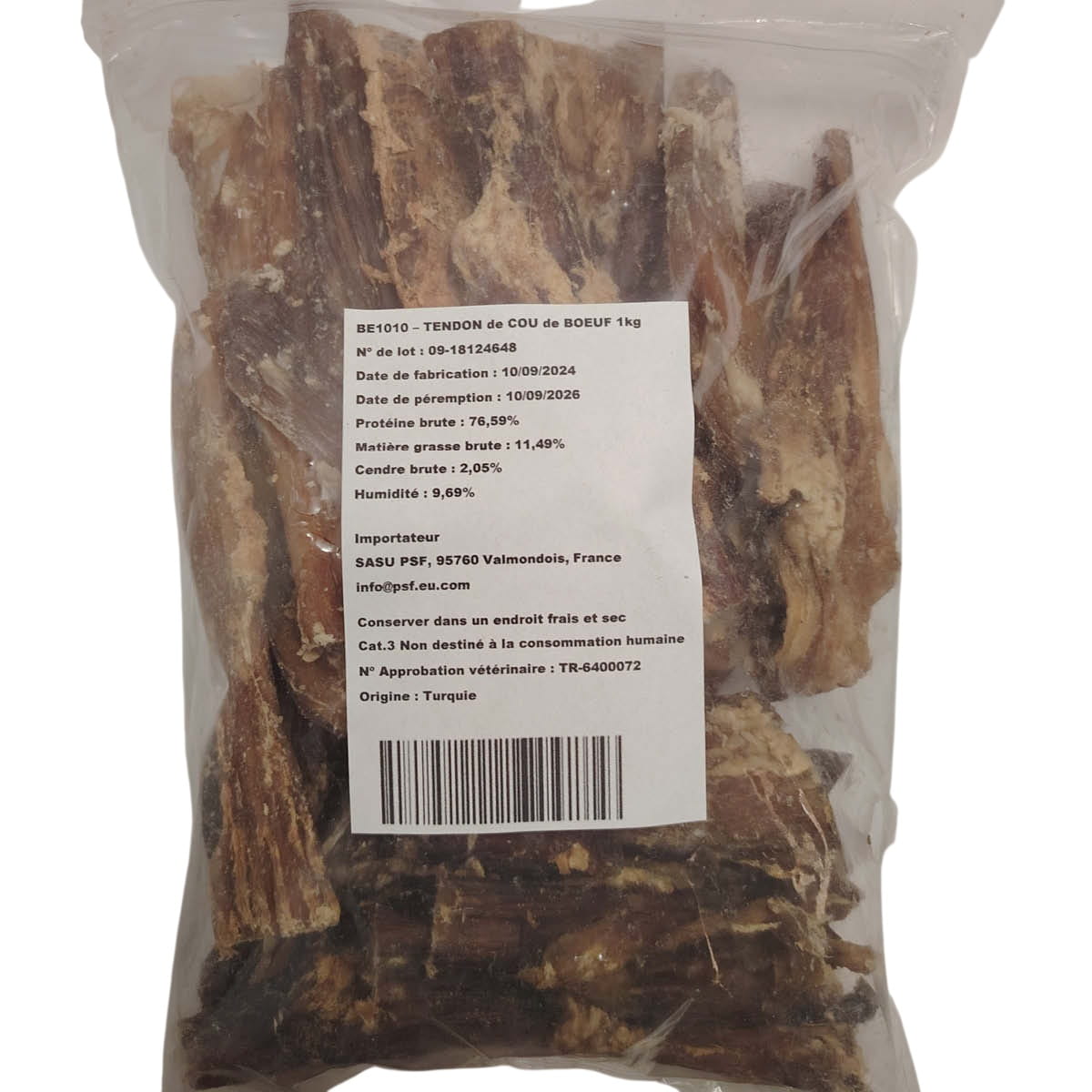 Tendon de cou de bœuf 15cm