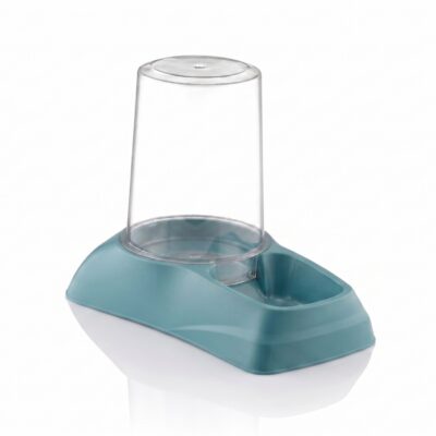 Distributeur Automatique Gravitaire d’Eau et de Croquettes pour Chiens et Chats 3L