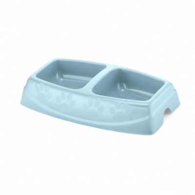 Gamelle à Double Compartiment pour Chat et Chien - Petit