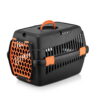 Cage de Transport Noir Petit Noir Orange