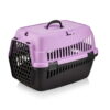 Cage de Transport Double Couleur Moyen Violet Noir M